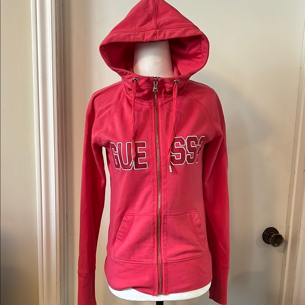 GUESS | Women's Size Small Pink Hoodie